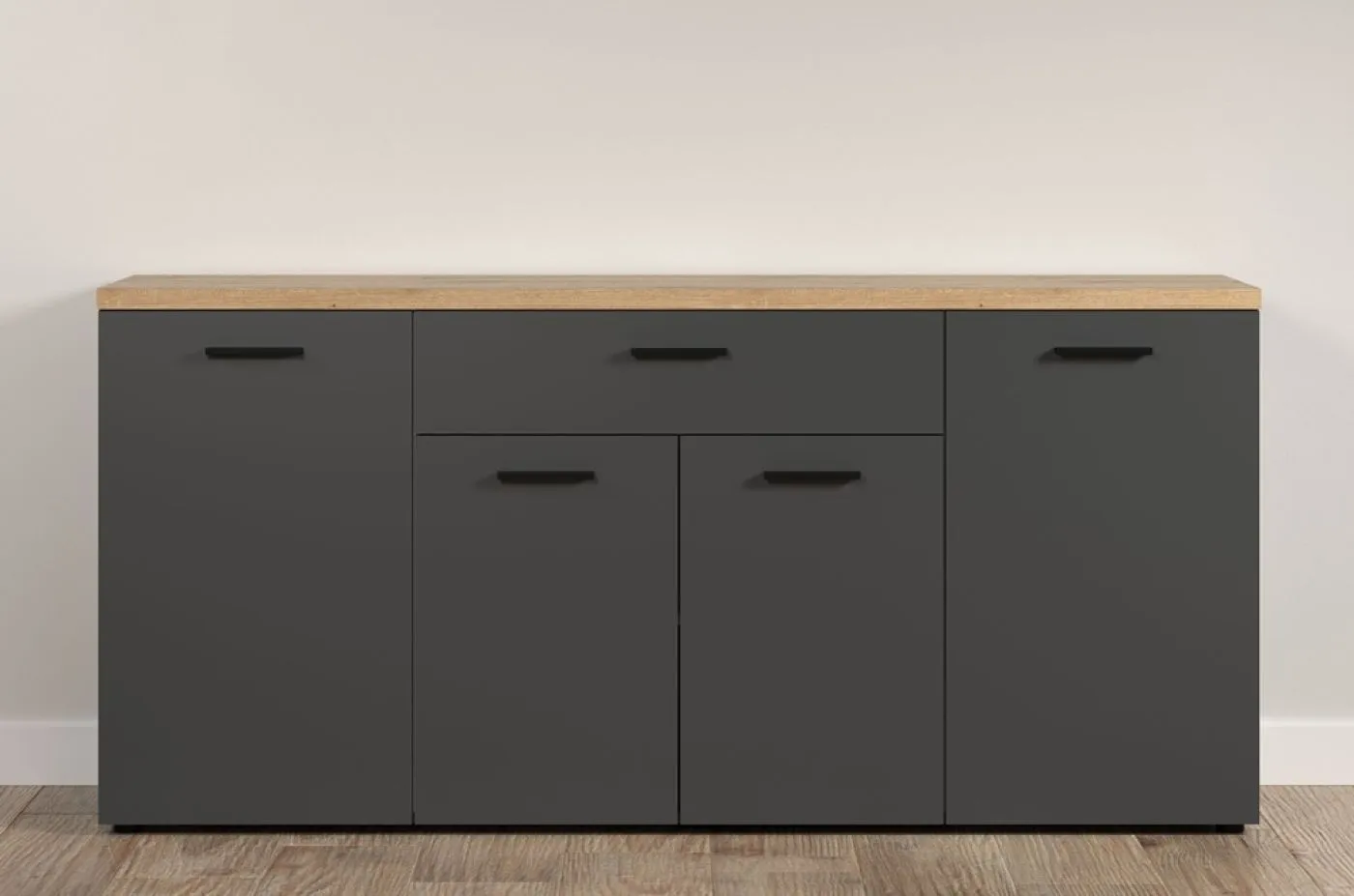 Sideboard Baggio | Anthrazit / Coast Evoke Oak