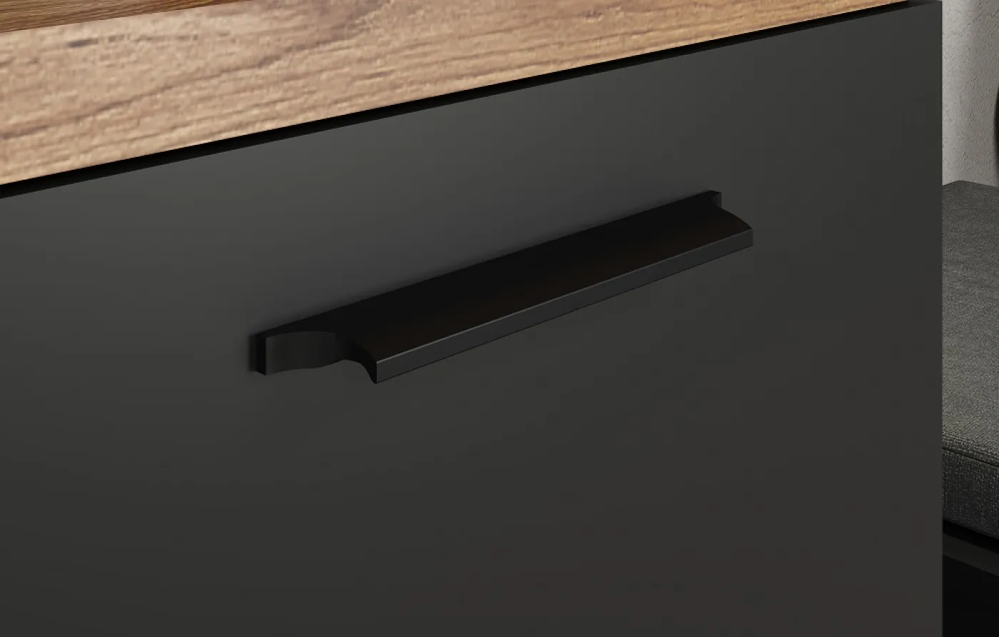 Sitzbank Synnax | anthrazit grau / Coast Evoke Eiche