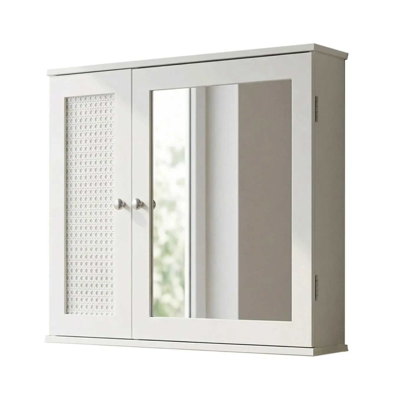 Spiegelschrank Hängeschrank Zisan | weiß