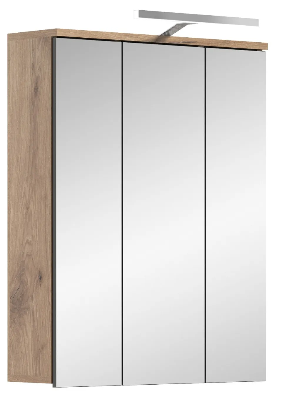 Spiegelschrank Mason | Nox Oak | inkl. LED Beleuchtung