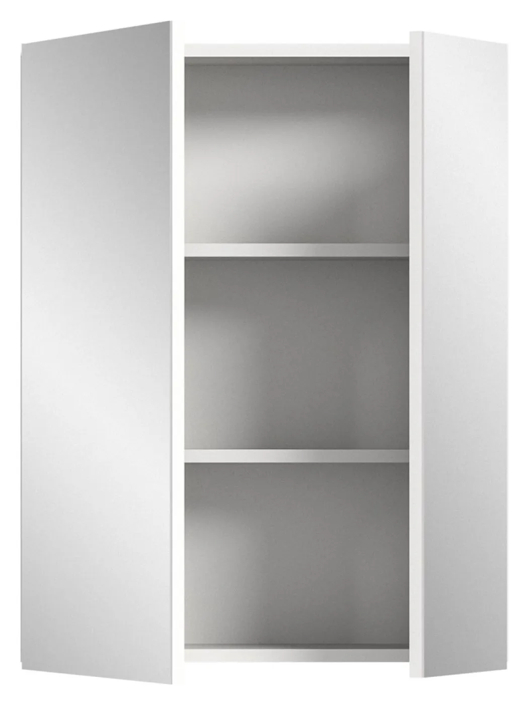 Spiegelschrank Vira | weiß | mit LED Beleuchtung 60x77x18