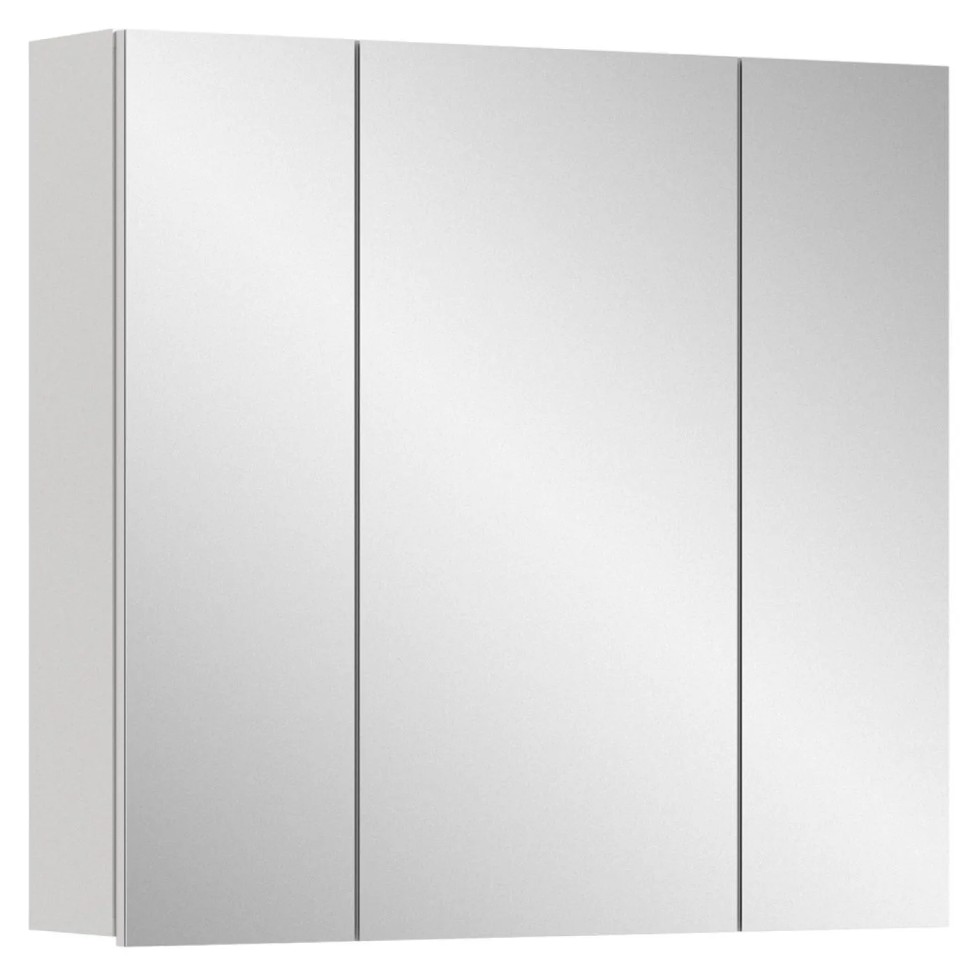 Spiegelschrank Vira | weiß | mit LED Beleuchtung 82x77x18