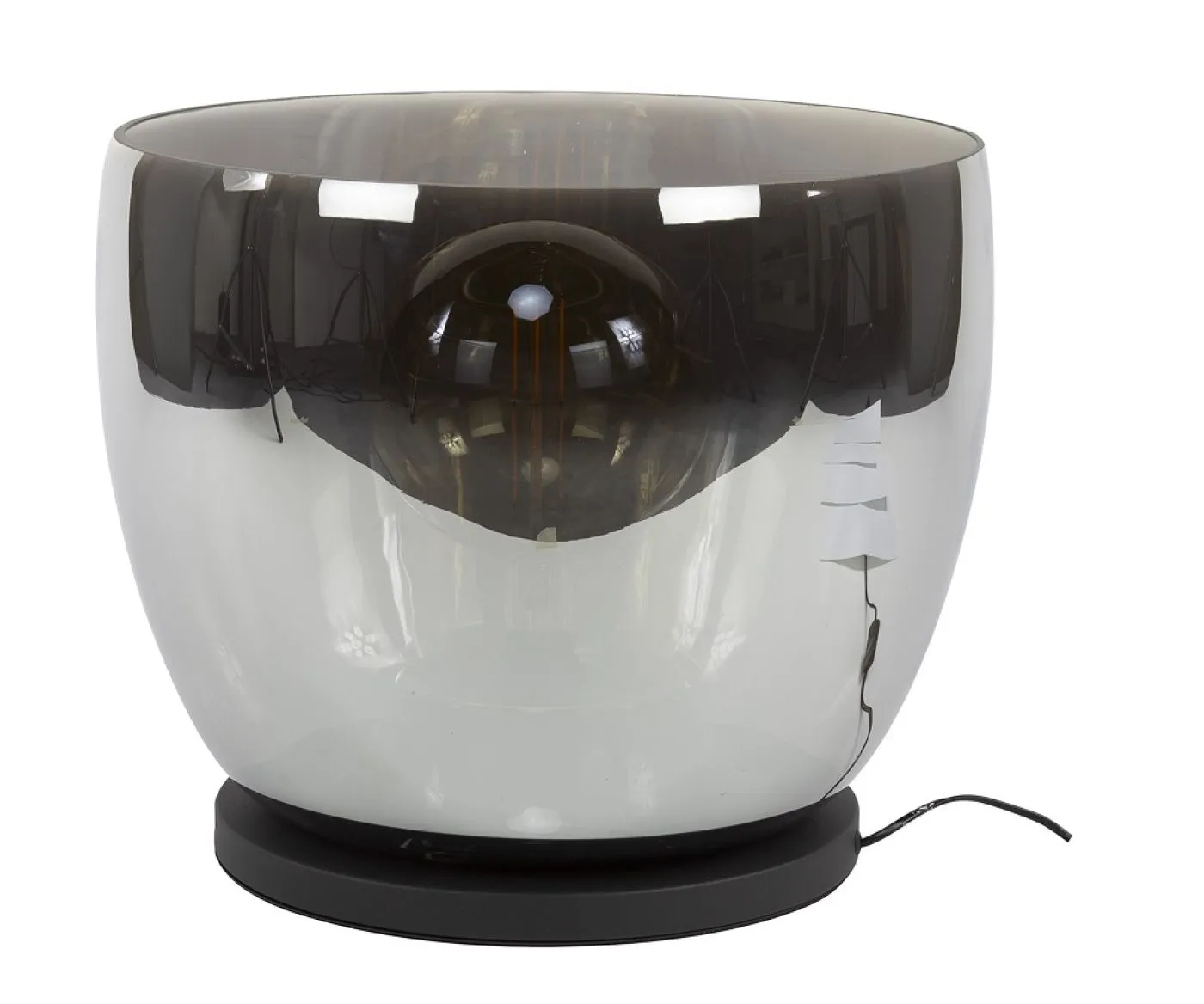 Stehlapme Pad (XXL) | Glas & Metall | Smoke grau