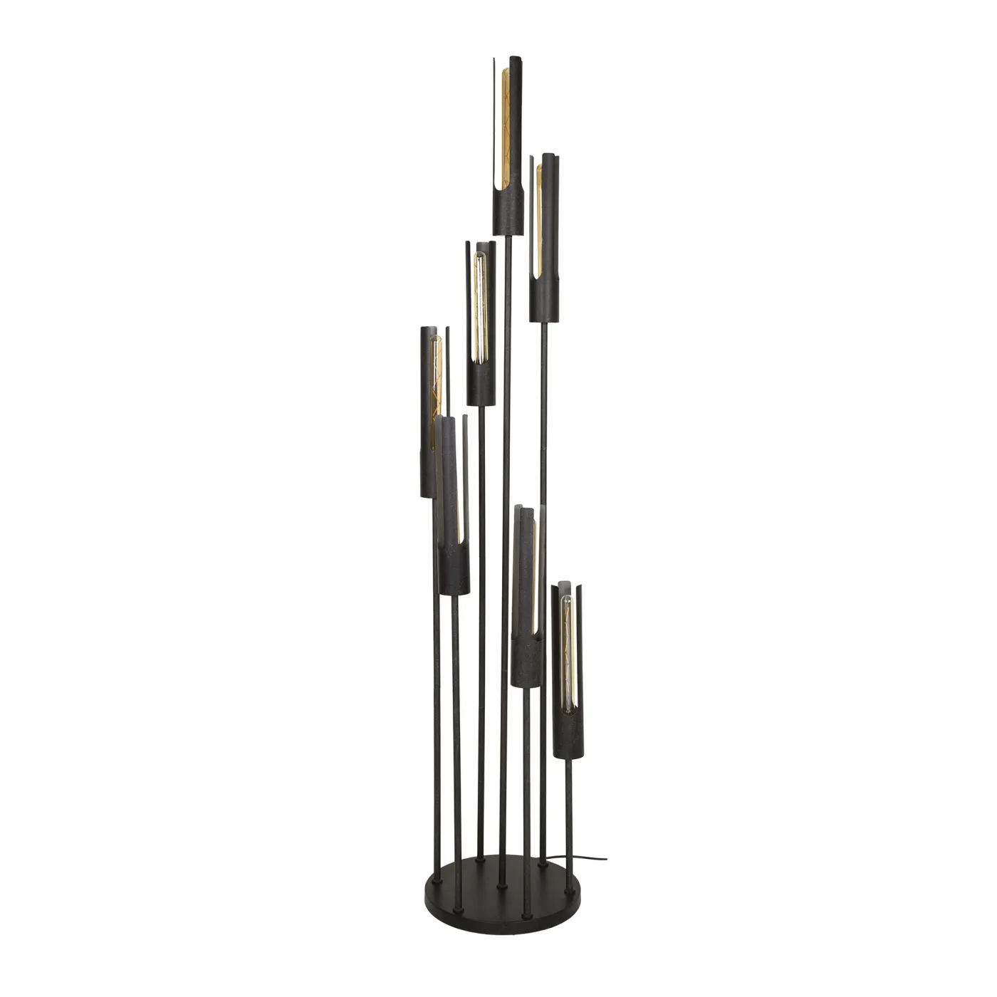 Stehleuchte Bondo 7 Lampen | Metall | Artic schwarz