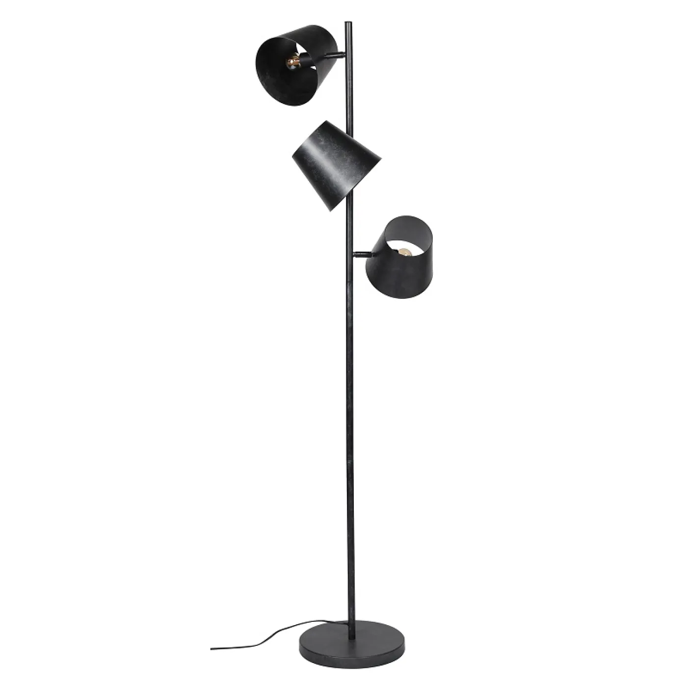 Stehleuchte Pino 3 Lampen | Stahl | Charcoal grau
