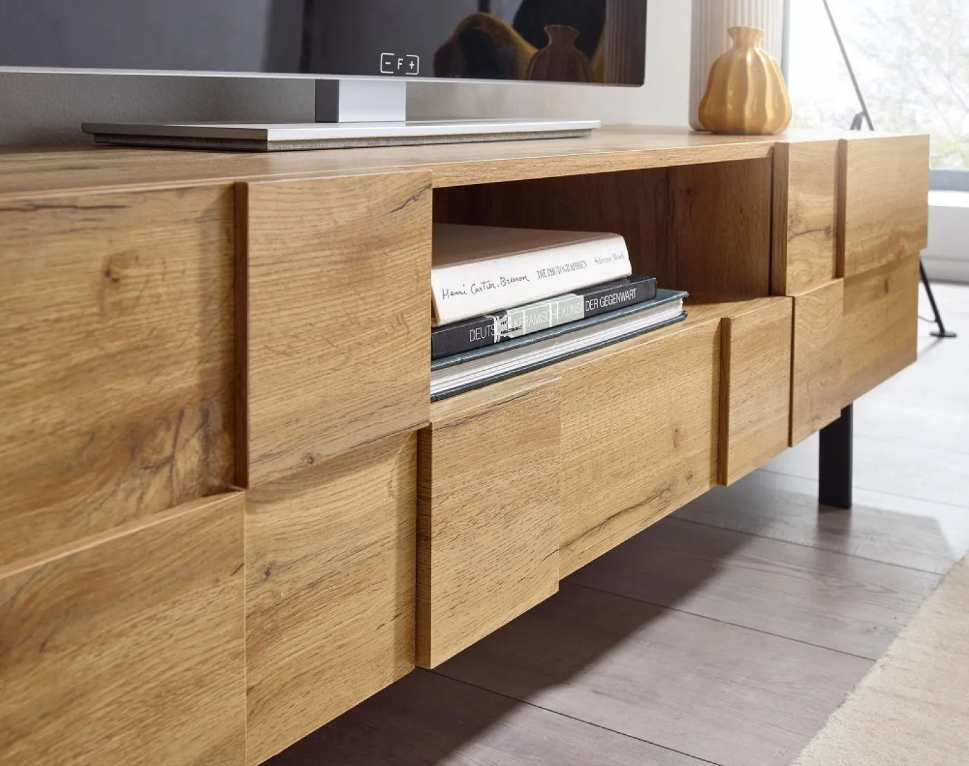 TV-Board Checka 2 | Eiche | braun