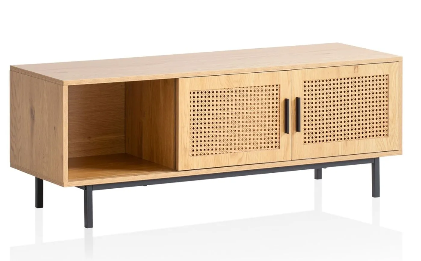 TV-Board French | Geflecht | braun / schwarz