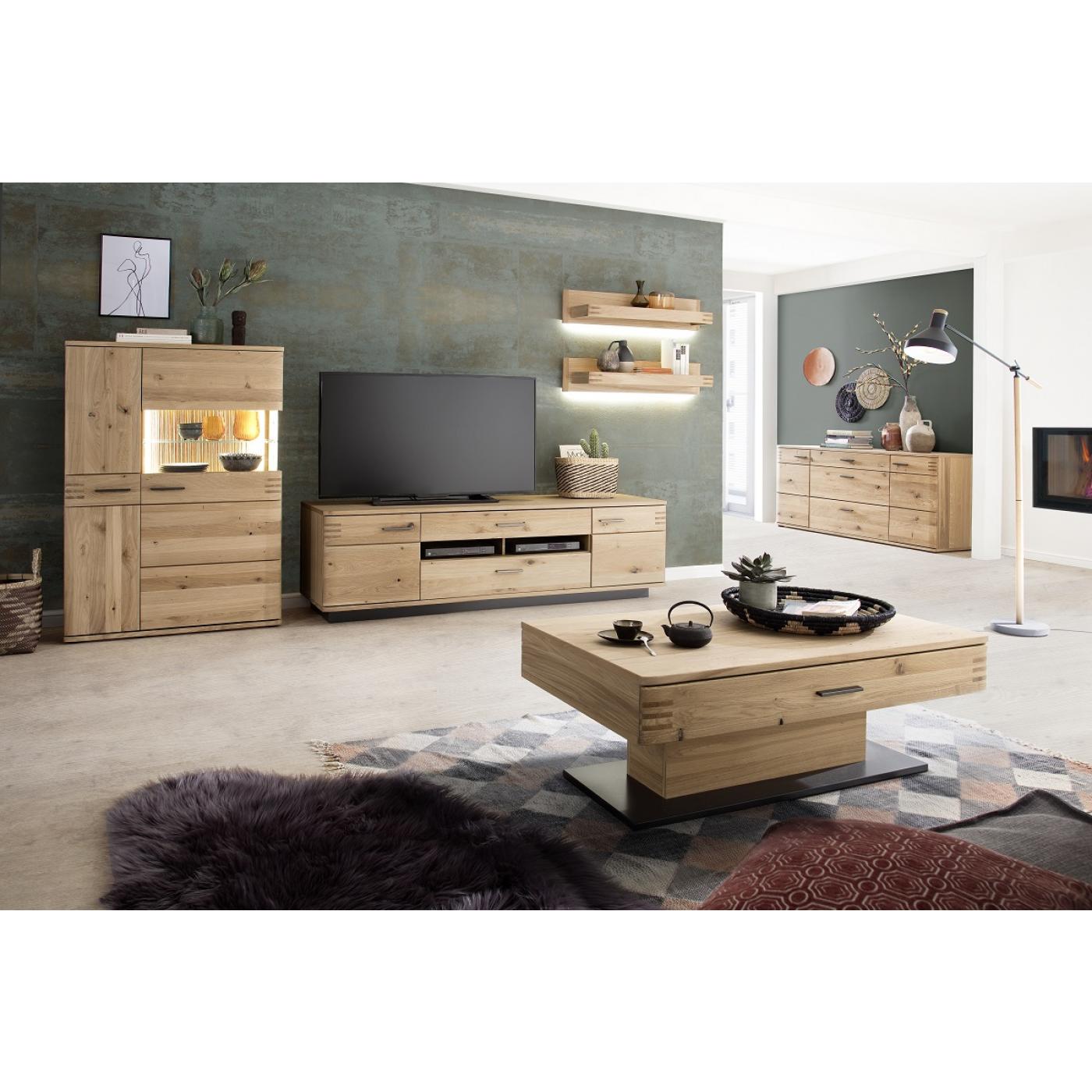 TV-Board Salvador groß | Eiche Bianco