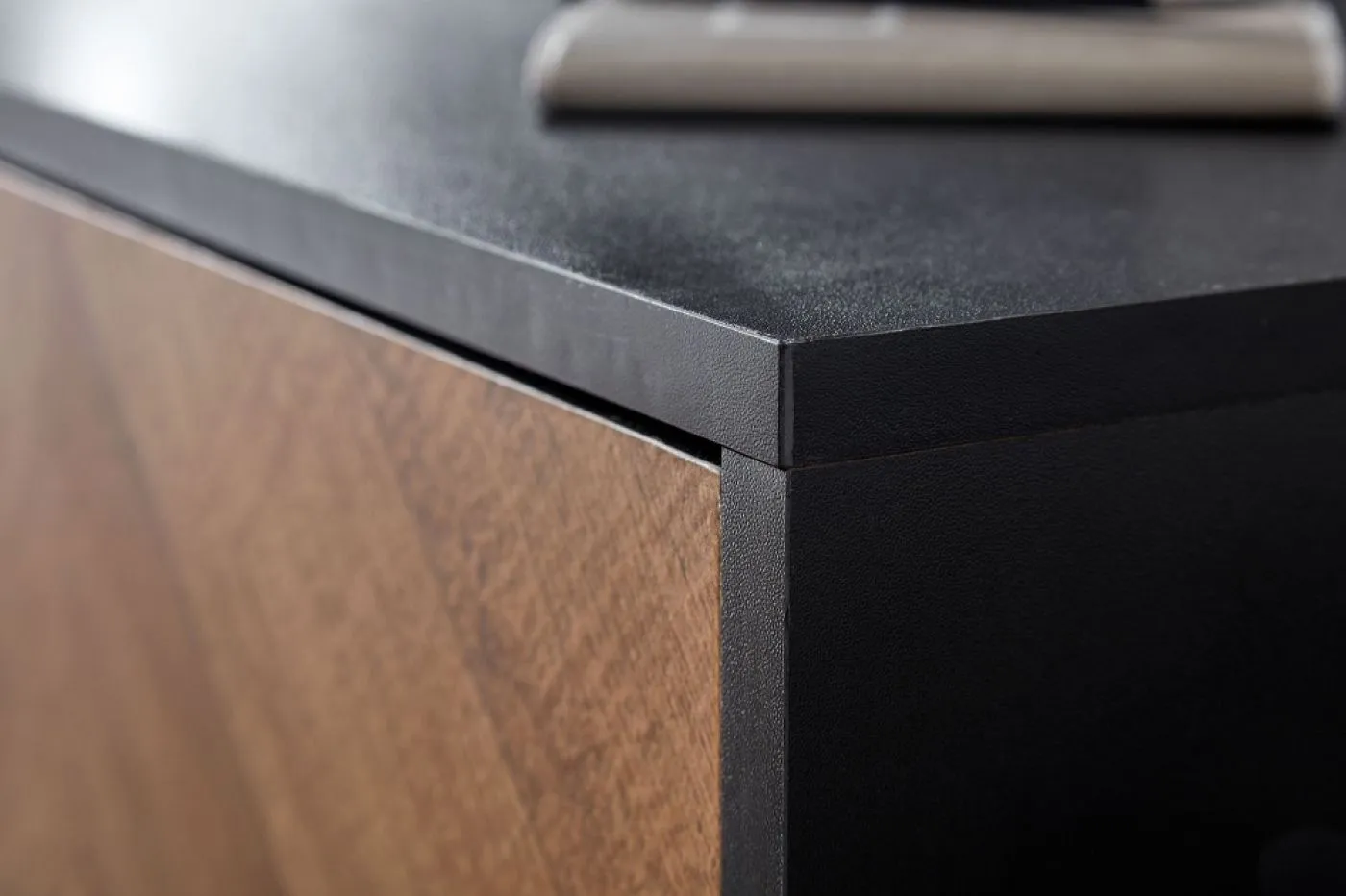 TV-Board Satia | Eiche | schwarz