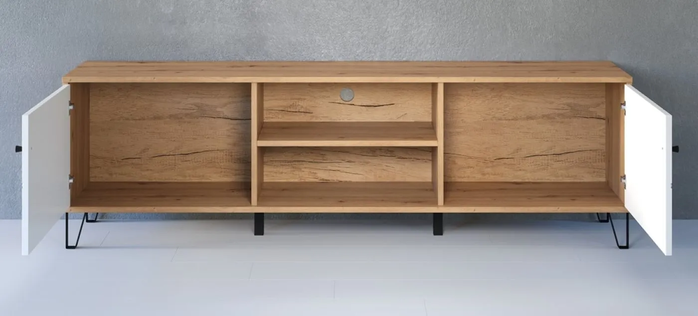 TV-Board Touch 1 | Artisan Eiche / weiß