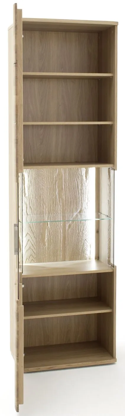 Vitrine 1 Santori | Eiche Bianco | ohne Beleuchtung