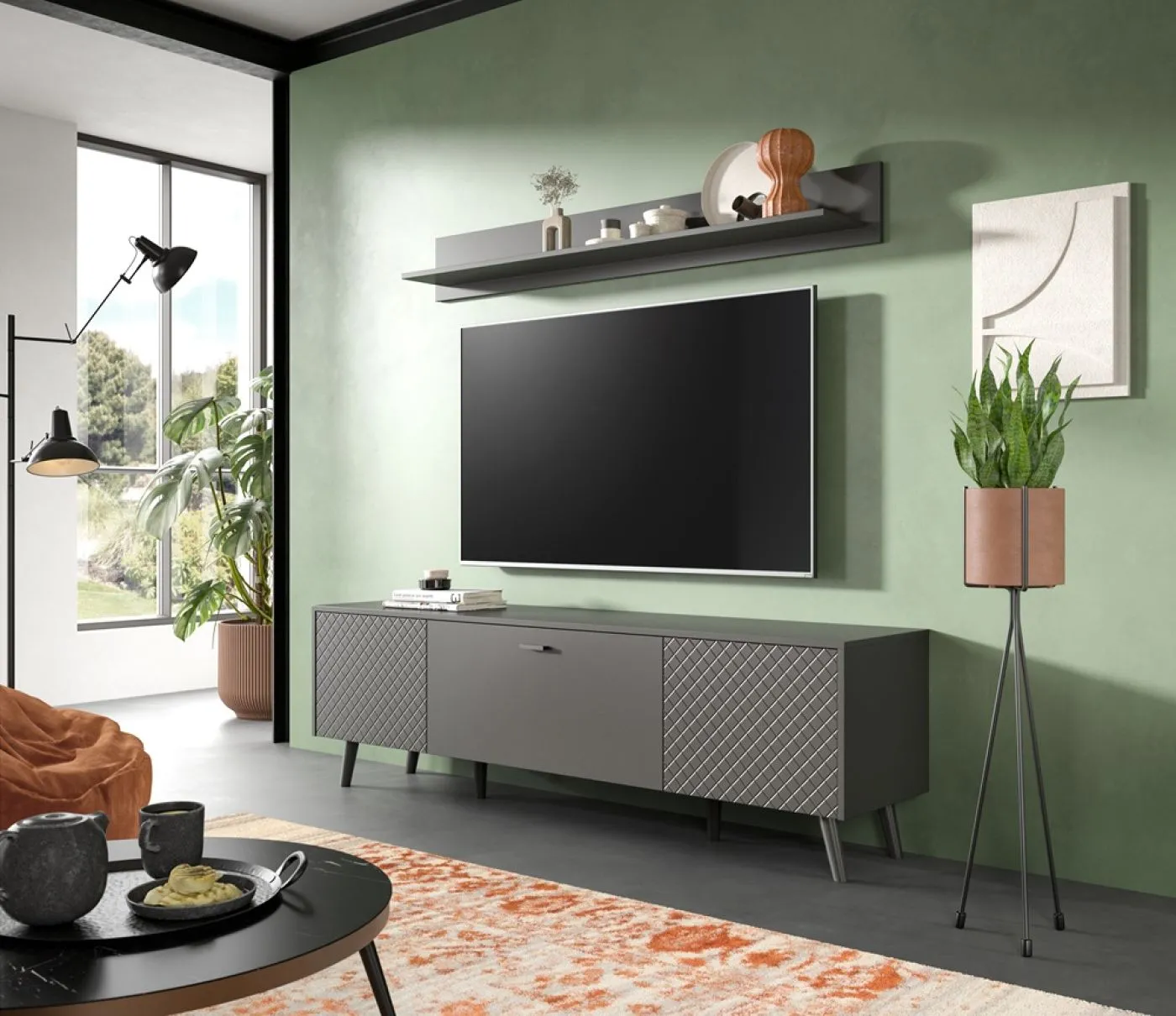 Wandboard Linea | grau