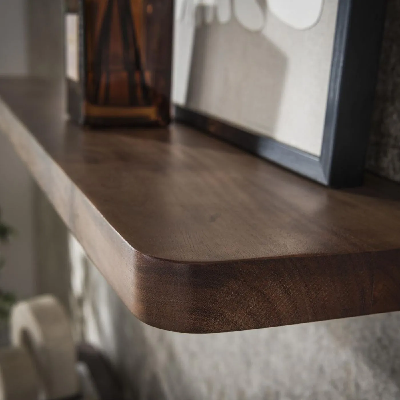 Wandregal Galia | 60cm | Akazie massiv | braun