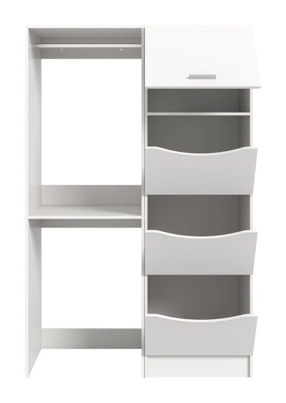 Waschmaschinenschrank Set Free 5 | weiß | 2-teilig