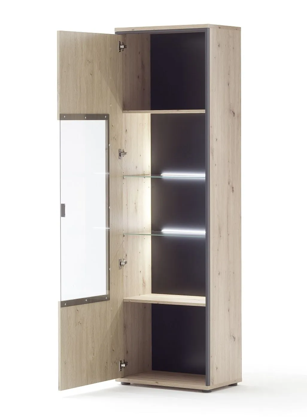 Wohnwand Anbauwand I Buenos Aires | Balkeneiche | 3-teilig