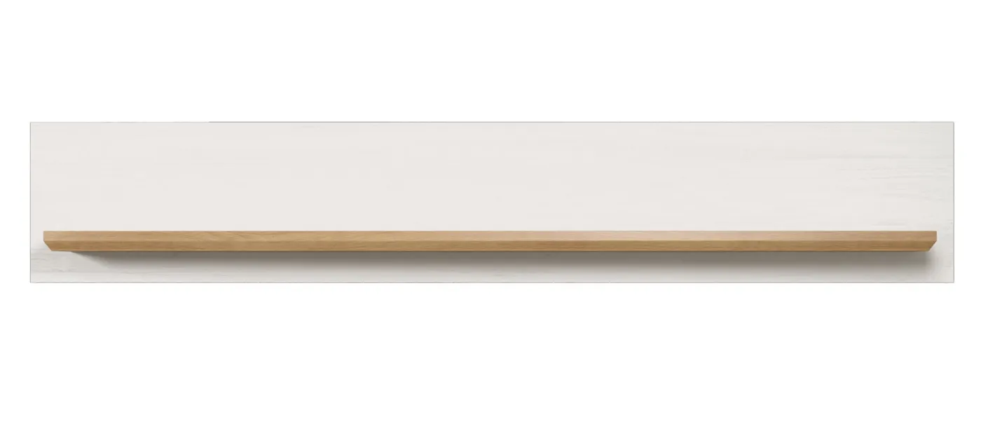 Wohnwand Anbauwand Shade | Andersen Pinie weiß / Artisan Eiche | Landhausstil | 4-teilig