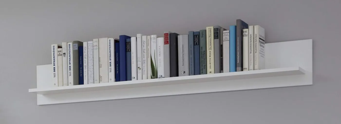 Wohnwand Baxter | weiß | Landhausstil | 4-teilig | LED Beleuchtung 3