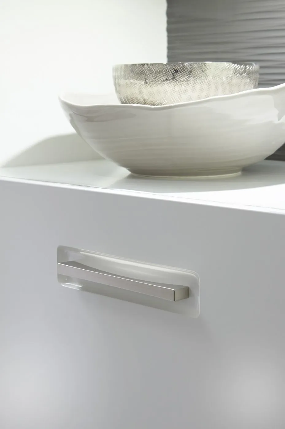 Wohnwand Trento 1 | weiß Hochglanz | 4-teilig