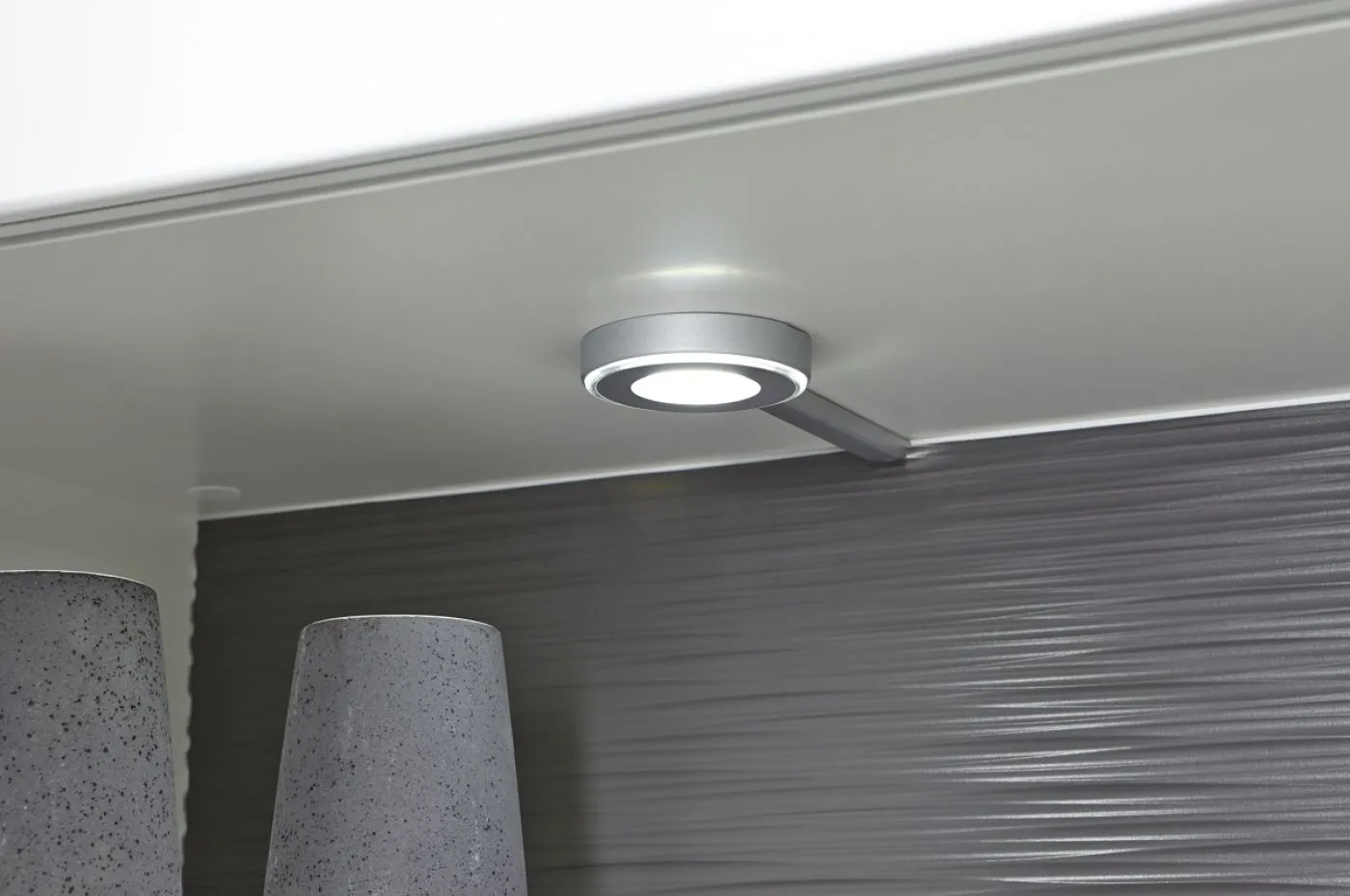Wohnwand Trento 1 | weiß Hochglanz | 4-teilig | LED Beleuchtung 5