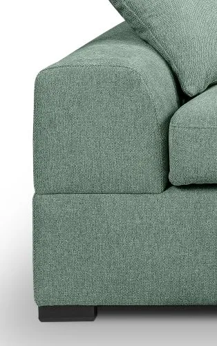 2-Sitzer Polstersofa Veda | 182cm | Strukturstoff | petrol