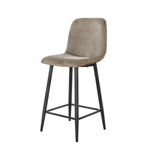 2er Set Barstuhl Cote | breitcord | Sandfarbe