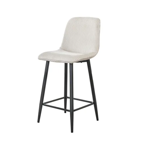 2er Set Barstuhl Cote | breitcord | Sandfarbe