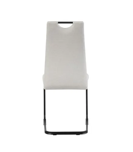 2er Set Freischwinger Hanna | Webstoff | creme