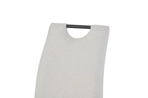 2er Set Freischwinger Hanna | Webstoff | creme