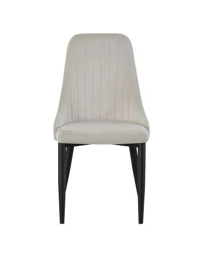 2er Set Stuhl Claudia | Samtbezug | creme