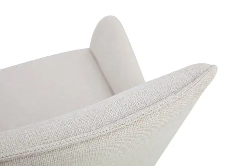 2er Set Stuhl Helen | Webstoff | creme