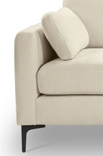4-Sitzer Polstersofa Venti | 286cm | Webstoff | Creme