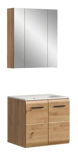 Bad Set Ice 3 | 2-teilig | Artisan Oak | inkl. Waschbecken ohne