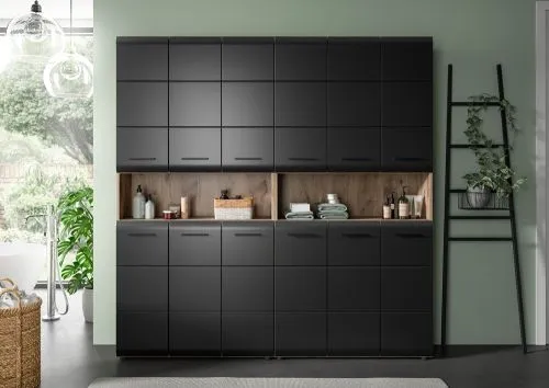 Bad Set Ice 3 | 2-teilig | Nox Oak / schwarz matt