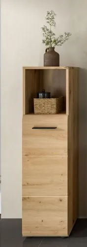 Bad Set Ice 8 | 4-teilig | Artisan Oak mit Aufsatzleuchte