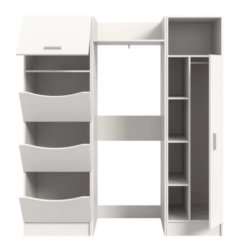 Bad Set Waschmaschinenschrank Set Free 1 | 3-teilig | weiß