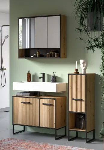 Badezimmer-Set Bagno 1 | Artisan Oak | 3-teilig
