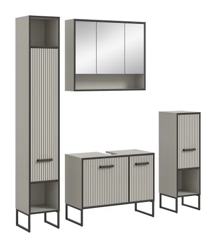 Badezimmer-Set Bagno 2 | Kaschmir | 4-teilig