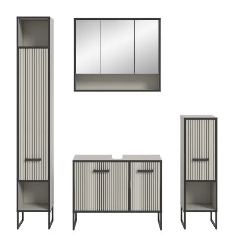 Badezimmer-Set Bagno 2 | Kaschmir | 4-teilig