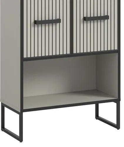 Badezimmer-Set Bagno | Kaschmir | 4-teilig | inkl. Waschbecken