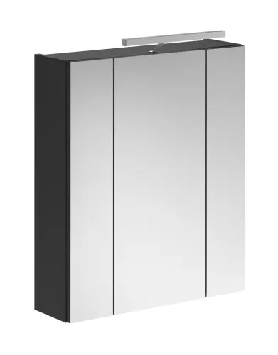 Badezimmer-Set Linus | schwarz Hochglanz | 5-teilig
