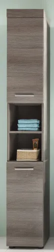 Badezimmer-Set Runner | rauchsilber | 3-teilig ohne Aufsatzleuchte