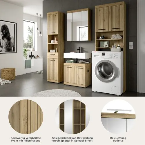 Badezimmer-Set Scout 1 | Artisan Eiche | 4-teilig ohne