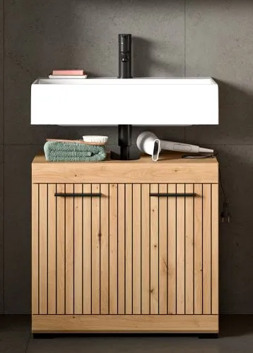 Badezimmer-Set Scout | Artisan Eiche | 4-teilig mit Aufsatzleuchte
