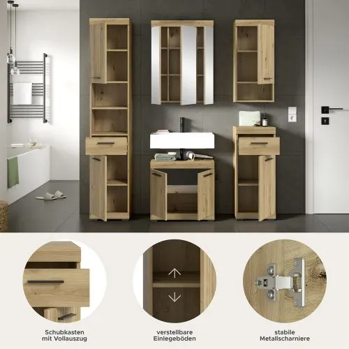 Badezimmer-Set Scout | Artisan Eiche | 5-teilig
