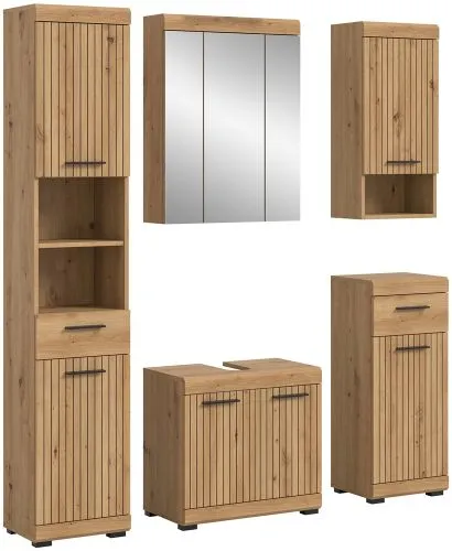 Badezimmer-Set Scout | Artisan Eiche | 5-teilig ohne Aufsatzleuchte