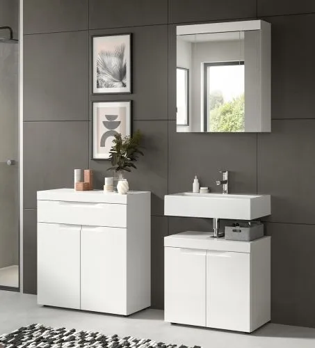 Badezimmer-Set Viana 1 | 3-teilig | weiß