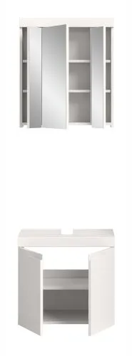 Badezimmer Set Viana | 2-teilig | weiß