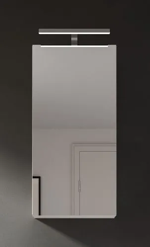 Badezimmer-Set Vira | weiß Hochglanz | 2-teilig | inkl. LED Beleuchtung