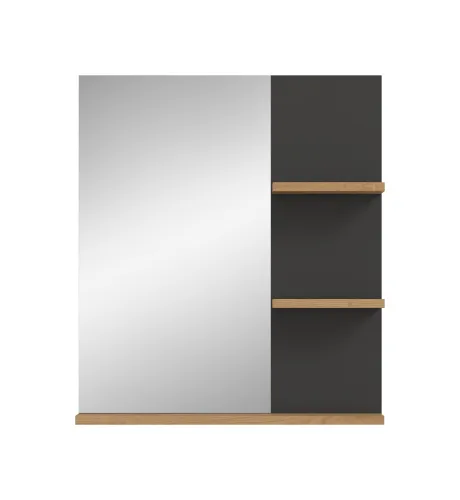 Badezimmer Spiegel Canu | Artisan Eiche / Basalt grau