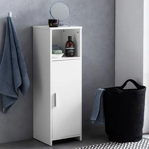 Badezimmerschrank Xavienne | mit Schubläden | weiß